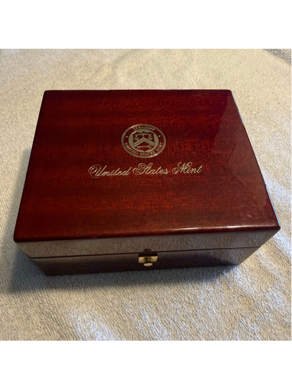 2009 US Mint Ultra High Relief Double Eagle Gold Coin Box Case Empty OGP